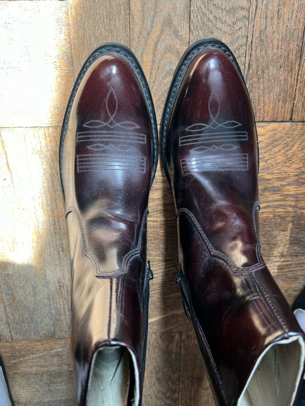 Durango Men’s Burgundy ZIP-UP Western Boots 11EE